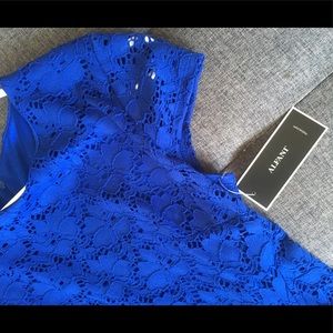 Blue Alfani lace dress